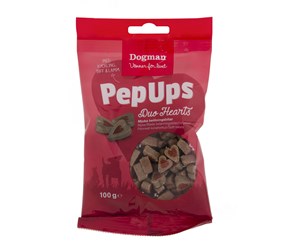 Hund - Dogman Pep Ups Duo Hearts 100g - 479535