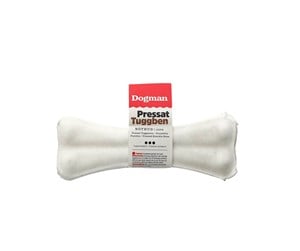 Hund - Dogman Tyggebein pressat vit 12,5cm - 315050