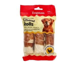 Hund - Dogman Chew Rolls Chicken Dog Treats 10cm 112g (3-Pack) - 310223