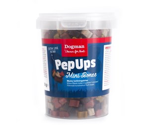 Hund - Dogman Pep Ups Mini Bones 300g - 473020