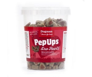 Hund - Dogman Pep Ups Duo Hearts 300g - 473015