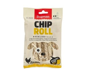 Hund - Dogman Chicken Chip Roll m kyll 10-pS - 320210