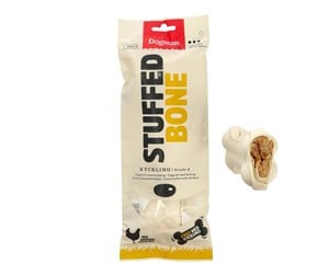 Hund - Dogman Chicken Stuffed Bone Dog Treat (1-Pack) - 315082