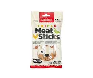 Hund - Dogman Triple Meat Sticks S 100g - 310410