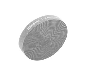 Kabelordner/Kabelstrømpe - Baseus Rainbow Circle Velcro Straps 3m Grey - ACMGT-F0G