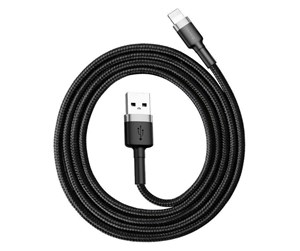 USB - Baseus Cafule USB Lightning Cable 1.5A 2m (Gray+Bl - CALKLF-CG1