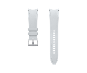 Smartklokke - Tilbehør - Samsung Galaxy Watch6 Hybrid Eco-Leather Band (M/L) - Silver - ET-SHR96LSEGEU