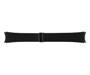 Smartklokke - Tilbehør - Samsung Galaxy Watch6 D-Buckle Hybrid Eco-Leather Band (Normal S/M) - Black - ET-SHR94LBEGEU