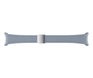 Smartklokke - Tilbehør - Samsung Galaxy Watch6 D-Buckle Hybrid Eco-Leather Band (Slim S/M) - Blue - ET-SHR93SLEGEU