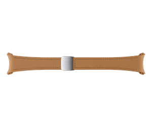 Smartklokke - Tilbehør - Samsung Galaxy Watch6 D-Buckle Hybrid Eco-Leather Band (Slim S/M) - Camel - ET-SHR93SDEGEU