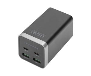 Mobil - Adaptere og ladere - DIGITUS power adapter - GaN.universal - USB 24 pin USB-C - 65 Watt - DA-10180