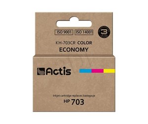 Printertilbehør blekk/toner - Actis standard KH-703CR - colour (cyan magenta yellow) - compatible - remanufactured - ink cartridge - Blekkpatron Colour (cyan, magenta, yellow) - KH-703CR