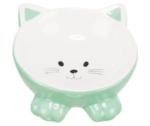 Katt - Trixie Ceramic Bowl cat 0.15 l/ø 14 cm assorted colours - TX24807