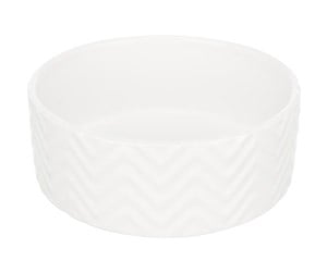 Hund - Trixie Ceramic Bowl dog 1.6 l/ø 20 cm white - TX25025