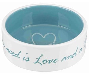 Hund - Trixie Pet's Home Ceramic Bowl Blue 0.3L 12cm - TX25050