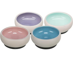 Hund - Trixie Ceramic Bowl dog 1 l/ø 17 cm assorted colours - TX25108