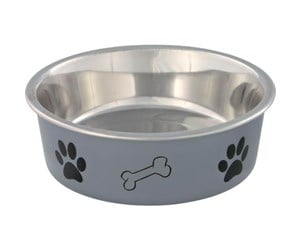 Katt - Trixie Stainless Steel Bowl 0.25 l/ø 12 cm assorted colours - TX25241