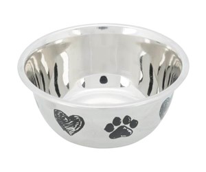 Hund - Trixie Stainless Steel Bowl 0.5 l/ø 13 cm - TX25271