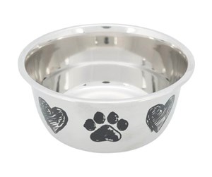 Hund - Trixie Stainless Steel Bowl 1.0 l/ø 15 cm - TX25272