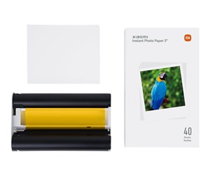 Papir, Fotopapir & Etiketter - Xiaomi - photo paper - 40 sheet(s) - 86 x 102 mm - BHR6756GL