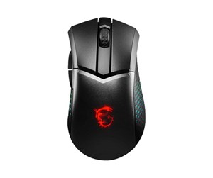 Mus - MSI Clutch GM51 - mouse - USB Bluetooth 2.4 GHz - Mus - Optisk - 6 - Svart - S12-4300080-C54