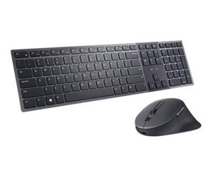 Tastatur - Dell Premier KM900 - keyboard and mouse set - collaboration - QWERTY - US International - graphite - Tastatur & Mussett - Universal - Grå - KM900-GR-INT