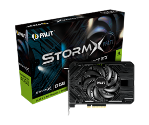 Grafikkort - Palit GeForce RTX 4060 StormX - 8GB GDDR6 RAM - Grafikkort - NE64060019P1-1070F