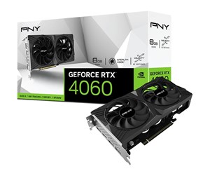 Grafikkort - PNY GeForce RTX 4060 Verto Dual Fan - 8GB GDDR6 RAM - Grafikkort - VCG40608DFXPB1