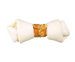 Hund - Trixie Denta Fun Chicken Chewing Bone 11cm 70g 2pcs - TX31322