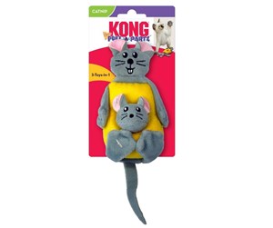 Katt - KONG Leksak Pull-A-Partz Cheezy - 340668