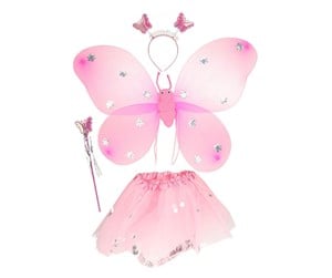 Kostymer - Toi-Toys Princess Friends Dress Up Set Butterfly Fairy with - 12151Z