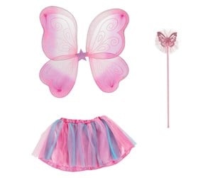 Kostymer - Toi-Toys Princess Friends Dress Up Set with Wings - 12146A