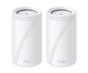 Nettverksutstyr - TP-Link Deco BE85 (2-pack) BE19000 Tri-Band Whole Home Mesh WiFi 7 System - DECO BE85(2-PACK)