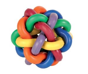 Hund - Trixie Knotted Ball for Dogs 7cm multi-coloured - 4011905326214