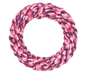 Hund - Trixie Rope Ring ø 14 cm assorted colours - TX32655