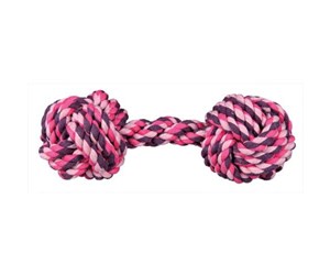 Hund - Trixie Rope Dumbbell 20 cm 220 g assorted colours - TX32656