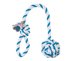 Hund - Trixie Playing Rope with Woven-in Ball ø 7/50 cm - TX-3269