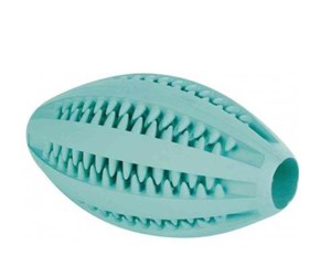 Hund - Trixie Denta Fun Rugby Ball 11 cm - TX3290