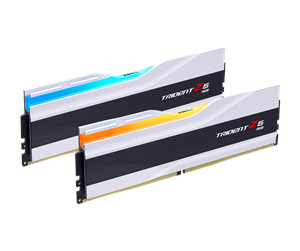 RAM - G.Skill Trident Z5 RGB DDR5-6000 - 32GB - CL36 - Dual Channel (2 pcs) - Intel XMP - Hvit med RGB - F5-6000J3636F16GX2-TZ5RW