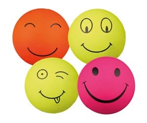 Hund - Trixie Smiley Ball ø 6 cm assorted colours - TX3438