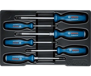 Håndverktøy - Bosch SCREWDRIVER SET 6PC SL/PH/PZ/TX PROFESSIONAL COMBO KIT - 1600A02CV3