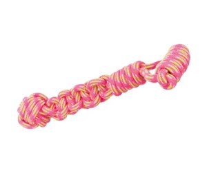 Hund - Trixie Playing Rope with Woven-in Ball ø 8/38 cm assorted colours - TX35697