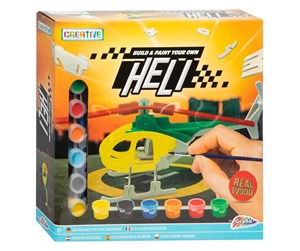 Byggesett - Grafix Wooden Building and Painting Kit - Helicopter - 200046