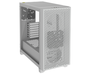 Kabinett - Corsair 3000D AIRFLOW TG - White - Kabinett - Miditower - Hvit - CC-9011252-WW