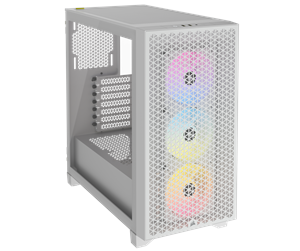 Kabinett - Corsair 3000D RGB AIRFLOW TG - White - Kabinett - Miditower - Hvit - CC-9011256-WW