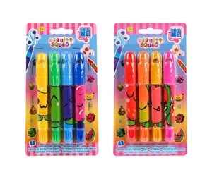 Kreative leker - Canenco Fruity Squad Super Soft Crayons with Fragrance 4p - FS60373