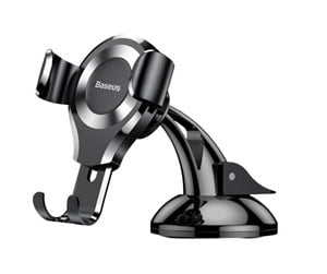 Mobil - Andre tilbehør - Baseus Osculum gravitational phone holder (black + silver) - SUYL-XP0S