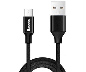 USB - Baseus Yiven Micro USB cable 150cm 2A - Black - CAMYW-B01