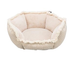 Hund - Trixie Boho bed square 65 × 65 cm beige - TX38213