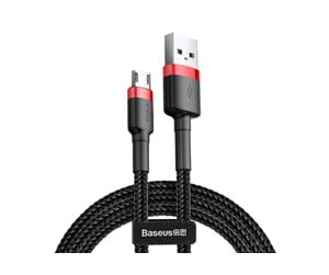 USB - Baseus Cafule Micro USB cable 1.5A 2m (Red+Black) - CAMKLF-C91